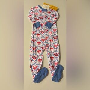 Knox’s Night Night Footed PJs - American Swag